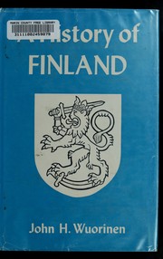 Cover of: A history of Finland
