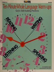 Cover of: Ten Minute Whole Language Warm-Ups by Murray Suid, Wanda Lincoln