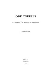 Cover of: Odd couples: a history of gay marriage in Scandinavia