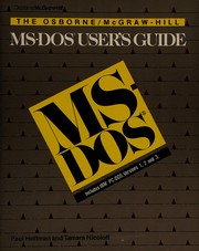 Cover of: The Osborne/McGraw-Hill MS-DOS user's guide