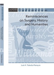 Cover of: Reminiscences on surgery, history, and humanities