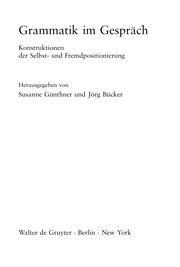 Grammatik im Gespräch by Susanne Günthner, Jörg Bücker