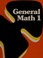 Cover of: General math 1