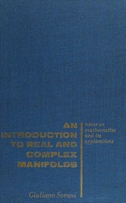Cover of: An introduction to real and complex manifolds.