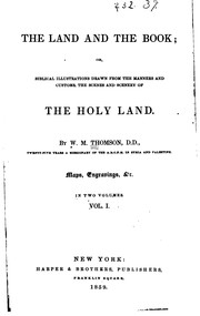 Cover of: The Land and the Book by William M. Thomson