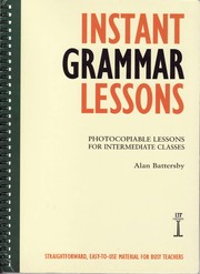 Cover of: Instant grammar lessons