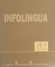 Cover of: Computational speech processing: bibliography