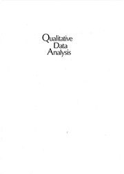 Qualitative data analysis by Matthew B. Miles, A. Michael Huberman