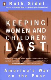 Cover of: Keeping women and children last by Ruth Sidel