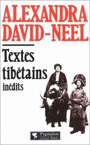 Cover of: Textes tibétains inédits by Alexandra David-Néel