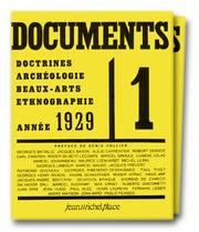 Cover of: Documents, année 1929 et 1930, 2 volumes