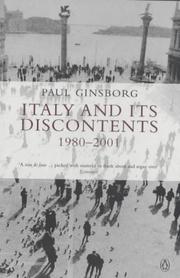 Cover of: Italy and Its Discontents: Family, Civil Society, State: 1980 - 2001