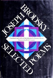 Cover of: Selected poems by Joseph Brodsky