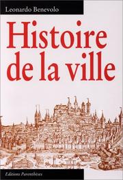 Cover of: Histoire de la ville