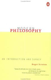 Cover of: Modern Philosophy: An Introduction and Survey