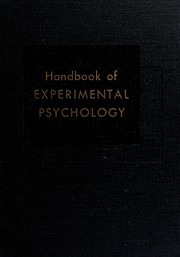 Cover of: Handbook of experimental psychology.
