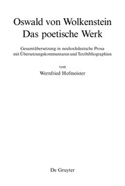 Cover of: Das poetische Werk: Gesamtu bersetzung in neuhochdeutsche Prosa mit U bersetzungskommentaren und Textbibliograhien von Wernfried Hofmeister