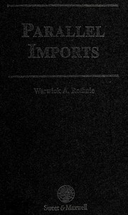 Parallel imports by Warwick A. Rothnie