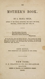 Cover of: The mother's book.