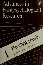 Cover of: Advances in parapsychological research
