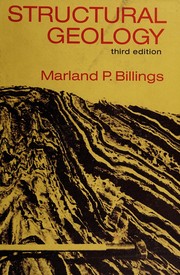 Structural geology by Marland Pratt Billings