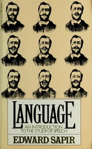 Cover of: Language: an introduction to the study of speech