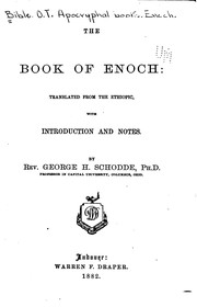 Cover of: The Book of Enoch: Translated from the Ethiopic, with Introduction and Notes