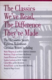 Cover of: The Classics We'Ve Read, the Difference They'Ve Made