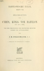 Cover of: Babylonische Texte