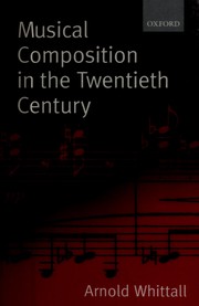 Cover of: Musical composition in the twentieth century