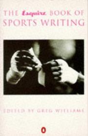 The Esquire book of sports writing