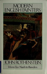 Cover of: Modern English Painters: Nash to Bawden 1889 to 1903 (Modern English Painters)
