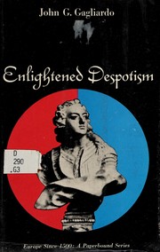 Cover of: Enlightened despotism