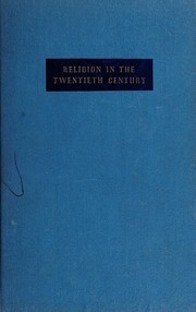 Cover of: Religion in the twentieth century