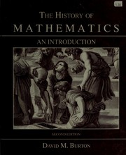 Cover of: The history of mathematics by David M. Burton