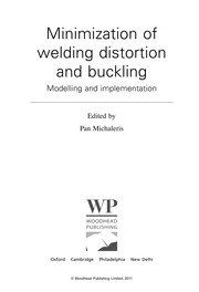 Minimization of welding distortion and buckling by Pan Michaleris