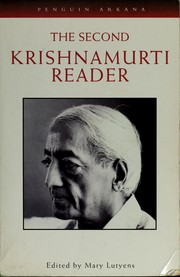 Cover of: The second Krishnamurti reader