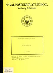 Cover of: On calculating analytic centers by Allen A. Goldstein