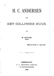 Cover of: H. C. Andersen og det collinske huus. by Edvard Collin