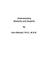 Cover of: Understanding bestiality and zoophil[i]a
