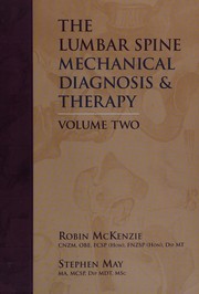 Cover of: The lumbar spine: mechanical diagnosis and therapy