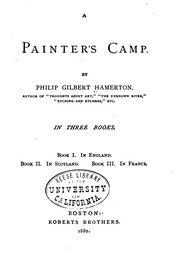 Cover of: A painter's camp.
