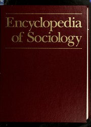 Cover of: Encyclopedia of Sociology, Vol. 3