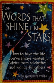 Words that shine like stars by Douglas Pagels