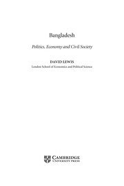Cover of: Bangladesh: politics, economics, and civil society