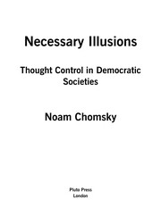 Cover of: Necessary illusions by Noam Chomsky