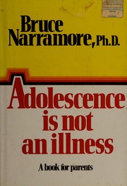 Cover of: Adolescence is not an illness