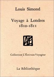 Cover of: Voyage à Londres, 1810-1811