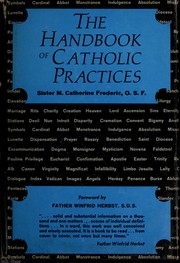 Cover of: The handbook of Catholic practices.