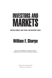 Investors and markets by Sharpe, William F.